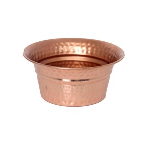 Contemporary Customized Planter <b>Pot</b> with Decorative Perforated Border for Home Garden Styling - Product Image 3