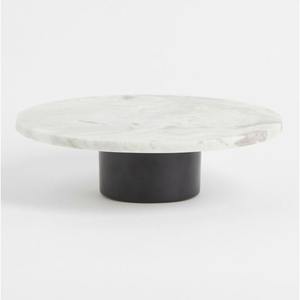 Wooden <b>cake</b> <b>stand</b> with ribbed clear glass <b>dome</b> classic dessert display for bakery kitchen counter table flueted design <b>dome</b> new - Product Image 4