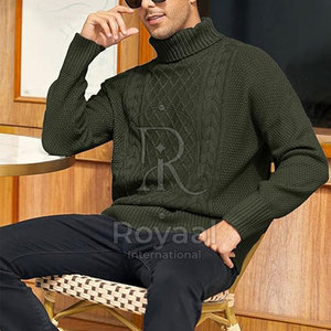 Pulls pour hommes de couleur unie, prix de gros, vêtements de mode, meilleur matériau, pulls les plus vendus pour hommes - Product Image 3