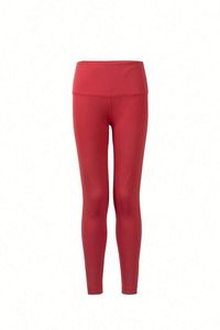 Conjunto de Yoga de 6 Piezas para Mujer, Color Rojo, Top Corto sin Costuras, Leggings de Cintura Alta, Leggings Largos de Nailon/Spandex, Sujetador Deportivo Elástico - Product Image 4