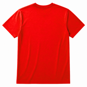 T-shirt pour femme NSPDK Sorority, col rond, manches courtes, en jersey de coton rouge et or, avec strass et motif lettres grecques - Product Image 4