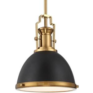 Industrial Black Pendant Light Metal Ceiling Mount Round Shade Indoor <b>Kitchen</b> <b>Decor</b> Durable Design - Product Image 1