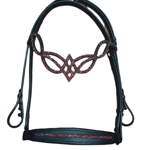 RUB INTERNATIONAL OEM - Cabezalera de Cuero Genuino Personalizada con Diseño de Cabeza de Caballo, Estilos Western e Ingleses, Suministros Ecuestres 100% de Alta Calidad - Product Image 1
