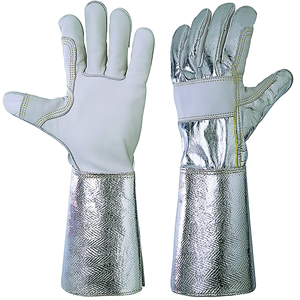 Nuevos Guantes de Soldadura de Cuero de Vacuno para Soldador, Protección de Seguridad para Trabajo Manual, para Soldadura MIG, TIG y Arco de Argón, de Piel de Vacuno de Primera Calidad - Product Image 1