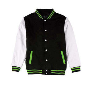 Veste universitaire unisexe personnalisée de haute qualité, imperméable, écologique et respirante, col rond, style Letterman - Product Image 6