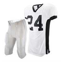 Nouvel uniforme de football américain classique personnalisé, 100% polyester respirant, vente en gros, service OEM et ODM