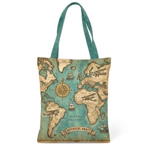 Fiery Phoenix Graphic Sublimation Tote <b>Bag</b> Polyester Canvas Heat Transfer Shopping Shoulder <b>Bags</b> - Product Image 4