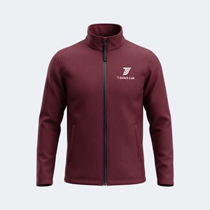 Chaqueta Unisex Personalizada con Logotipo Bordado, Cortavientos, de Softshell, con Cuello Alto, Cierre Completo con Cremallera, Ligera, Transpirable y de Secado Rápido - Product Image 1