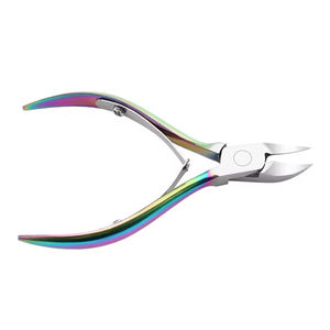 Pince à cuticules en acier inoxydable courbée, coupe-cuticules, pince à peaux mortes, ciseaux, pince de précision pour les doigts - Product Image 6