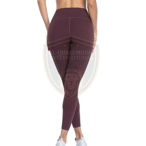 Leggings de Yoga para Mujer, Talla Grande, Cintura Elástica, Hechos de Poliéster, Estilo Único - Product Image 3