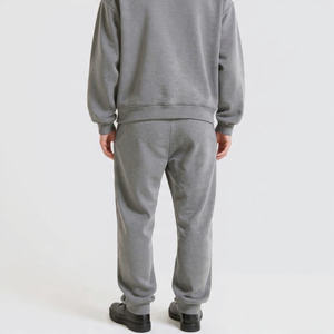 Premium Oversized Hoodie and <b>Sweatpants</b> <b>Set</b> for Men | Heavyweight Fleece Loungewear Two Piece Outfit with Kangaroo Pocket - Product Image 2