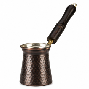 Plain Black Copper Antique Turkish Greek Arabic <b>Coffee</b> Pot Stovetop <b>Coffee</b> <b>Maker</b> Cezve Ibrik Briki <b>Coffee</b> Pot - Product Image 5