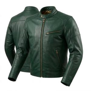 Chaqueta de cuero para hombre, chaquetas para motociclistas, equipo táctico, abrigo protector resistente, EE. UU. - Product Image 4