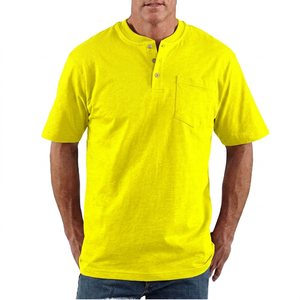 Men's Short Sleeve <b>T</b>-<b>Shirt</b> Solid Color Knitted Casual Regular Fit Dark Gray <b>Pocket</b> Front - Product Image 2