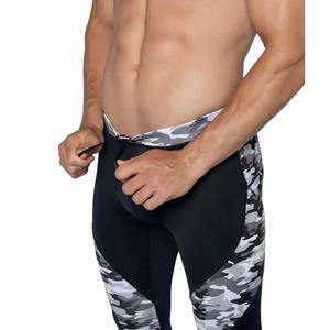 Leggings Deportivos Personalizados al por Mayor para Hombre, Ajustados, con Cintura Elástica, de Color Sólido, para Gimnasio, Compresión Deportiva, Spandex/Poliéster - Product Image 3