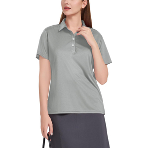 Chic <b>Women</b> <b>Polo</b> <b>Shirt</b> Short Sleeve Slim Fit Collared Top Elegant Button Detail Stylish Fashion <b>Polo</b> <b>Shirt</b> - Product Image 4
