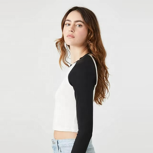 เสื้อเชิ้ตแขนยาวผู้หญิงทรงเข้ารูป ดีไซน์ครอปสั้น น้ำหนักเบา ผ้าคุณภาพดี แขนทรงเรกแลน ขายดีประจำปี 2026 - Product Image 2