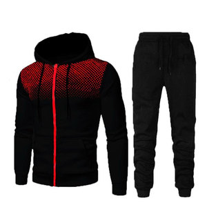 Survêtement d'entraînement personnalisé OEM 2025 pour homme, respirant, 100 % polyester, col montant, demi-fermeture éclair, manches longues - Product Image 1
