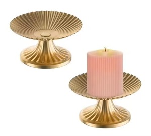 Minimal Home Metal <b>Candle</b> Stand Decorative <b>Candle</b> Holder Table Centerpiece Modern Interior Accent Piece - Product Image 3