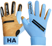 Guantes de Bateo de Béisbol de Cuero Premium, Ambidiestros, Flexibles, Tamaños y Colores Personalizables, Cierre de Gancho y Bucle, Gran Calidad, Adiha