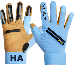 Gants de frappe de baseball en cuir de qualité supérieure, tailles et couleurs personnalisables, fermeture auto-agrippante, excellente qualité de Adiha Impex - Product Image 2