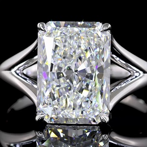 Luxury IGI Certified 4 Carat Marquise Cut Vintage Engagement Wedding <b>Ring</b> 14K Gold <b>Split</b> Shank Lab Grown Diamond Party - Product Image 3