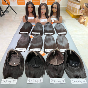 Peluca de pelo Remy 100% al por mayor hueso recto HD para extensiones vietnamitas cabello humano crudo máquina doble de alta calidad - Product Image 2