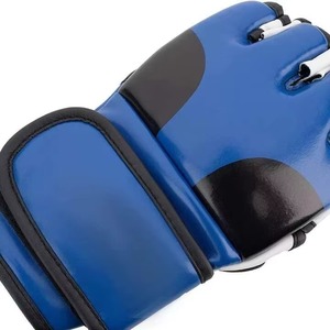 Gants de MMA sur mesure de haute qualité avec sangle de poignet réglable en cuir PU, imperméables pour l'entraînement et la compétition - Product Image 4