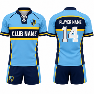 เสื้อรักบี้ MEGAMAPLE Club Name แบบ Unisex แขนกุด ระบายอากาศได้ดี ผลิตจากโพลีเอสเตอร์ พิมพ์ลายแบบ Sublimated ทรงปกติ สำหรับผู้ใหญ่ ทุกฤดูกาล สำหรับทีม - Product Image 1