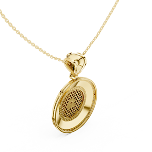 Collar Clásico con Colgante de Medusa en Plata de Ley con Detalles de Diamantes, Diamantes de Laboratorio de Alta Calidad, Unisex, para Uso Diario - Product Image 3