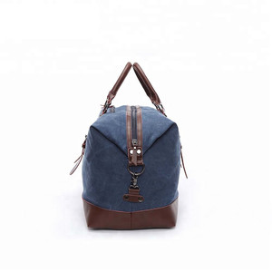 Latest Design SKEY CORPORATION 600D Cotton <b>Canvas</b> Overnight Duffle Weekender <b>Holdall</b> Bag for Travel - Product Image 3