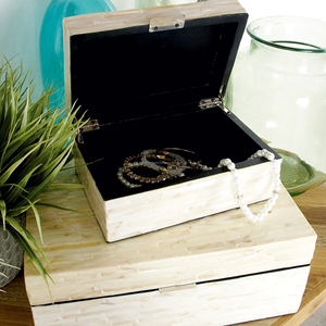 Dernière boîte d'incrustation en nacre de haute qualité, cadeau et bijoux ou accessoires de bijoux en nacre - Product Image 2