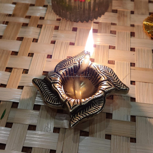Decorative Diya <b>for</b> Rangoli and <b>Home</b> Decoration Festive Season Brass Look Attractive Diya Lamp <b>for</b> <b>Home</b> <b>Mandir</b> <b>Pooja</b> - Product Image 5