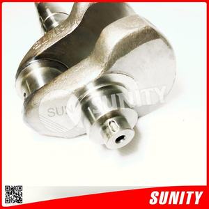 เพลาข้อเหวี่ยง NM75ดีเซลของไต้หวัน sunity สำหรับมิตซูบิชิชิ้นส่วนเครื่องยนต์ทางการเกษตรใหม่ได้รับการรับรอง ISO9001ประสิทธิภาพสูง - Product Image 5