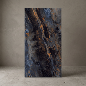 Offre Spéciale 160x320cm Carreaux de sol en porcelaine 12-20mm Moyen Luxor Bleu Haute Brillant Dos Corps Fritté Pierre Mur Dalle Salle À Manger En Plein Air - Product Image 2