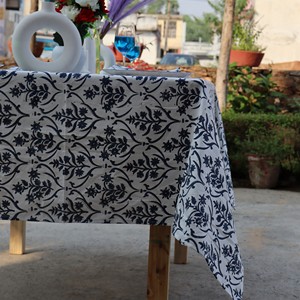 Custom Size Elegant Indian Print <b>Tablecloth</b> Ethnic Design Printed Rectangular Table Cloth <b>Rectangle</b> - Product Image 5