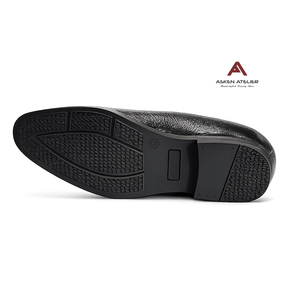 Asken Atelier Men's Hidden Heel Slip-On Loafers Genuine Leather Formal Business <b>Shoes</b> Breathable Toe Design Cushioned Anti-Slip - Product Image 6