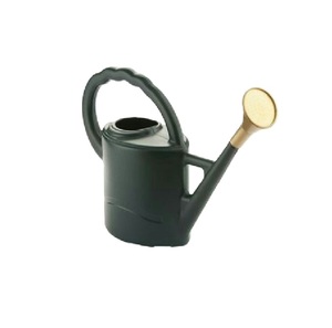 Arrosoir à fleurs exclusif vert avec revêtement, pour la maison et le jardin, arrosoir extérieur vintage en métal, arrosoir facile à remplir - Product Image 2