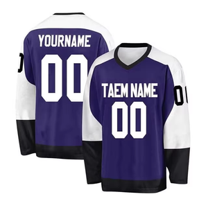 Jersey de hockey sobre hielo de primera calidad, transpirable, para equipos, en venta en Pakistán, con logo. - Product Image 1