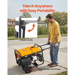 Generatore Portatile a Doppia Alimentazione 4650W di Picco a Benzina e 4130W di Picco a GPL, Generatori Elettrici di Backup per Casa - Product Image 4