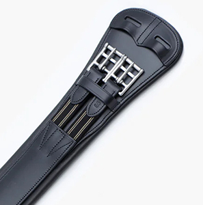 Professionnel de haute qualité fait à la main en cuir noir circonférence équestre confortable doux rembourré cheval gaufre armure néoprène Dressage - Product Image 3
