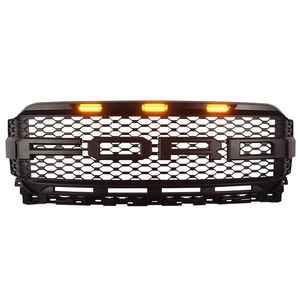 Griglia Anteriore con Luci LED Stile Raptor per FORD F150 2021, Copertura Decorativa per Paraurti - Product Image 2