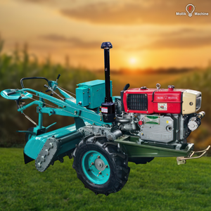 รถไถเดินตามดีเซล Mollik Machine 25 แรงม้า พร้อมผานไถ 28 ใบ มีล้อหลัง สำหรับเตรียมดินในไร่นา - Product Image 2