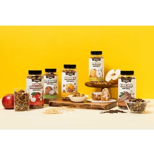 [FARMTOGLOBAL] Ongok Honey Chipnola Whole Grain Baked Granola Korean Cereal Honey <b>Snack</b> for Daily Meal Routine - Product Image 1