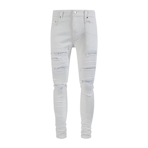 Wholesale High Quality Fashion <b>Men's</b> Jeans Wholesale Jeans Slim Fit <b>Men</b> Designer <b>Stretch</b> Denim Blue and Black Jeans for <b>Men</b> 3.8 - Product Image 4