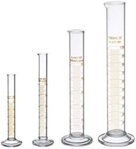 Cylindre gradué en verre borosilicate de qualité supérieure, haute résistance à la chaleur, pour mesures de laboratoire précises, à vendre - Product Image 3