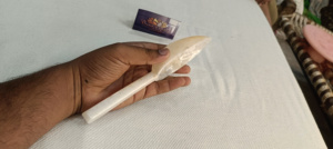Cuchara de resina artesanal de la mejor calidad, muy pulida con logotipo personalizado para restaurantes de hoteles en casa, directa desde la India - Product Image 4