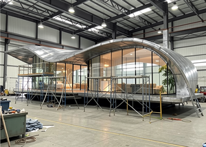 UBI W2250 Casa Flotante Personalizada de 22 Metros, Yate de Lujo de Aluminio Soldado con Motor Fuera de Borda de Gasolina para Pesca Fluvial y Entretenimiento - Product Image 3