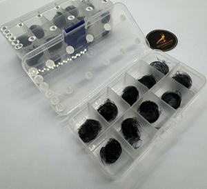 Pestañas Postizas Hechas a Mano, Pre-fabricadas, con Base Puntiaguda, 12D, Longitudes Mixtas 13-20mm, Pestañas Sintéticas Naturales Largas para Uso Profesional - Product Image 4