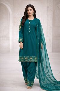 เสื้อคามีซสไตล์ฟาร์ชี ผ้าไหมดิบ คอลเลคชั่นวันอีด - Product Image 5